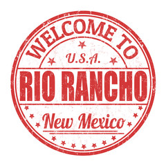 Welcome to Rio Rancho stamp