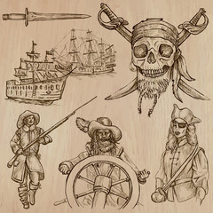 pirates (no.5) - an hand drawn vector pack