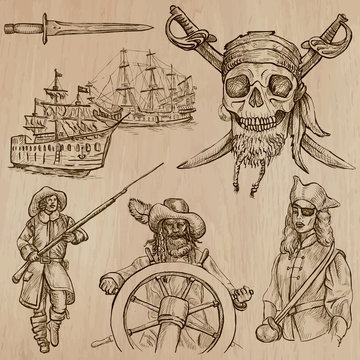 pirates (no.5) - an hand drawn vector pack