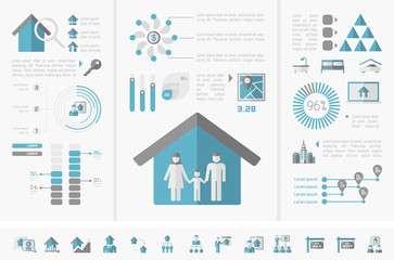 Real Estate Infographics.