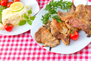 Grilled chops