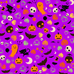 purple halloween background