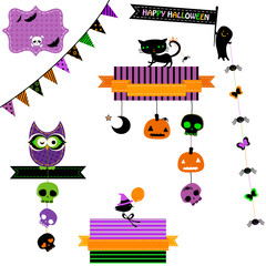 cute elements for halloween projects