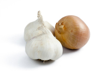 Fototapeta premium ail et oignons