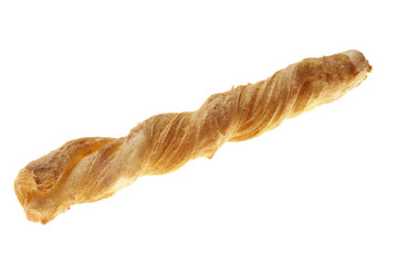 Bakery product photographed on isolated on white background