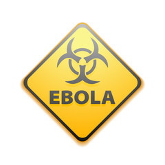 Ebola hazard sign