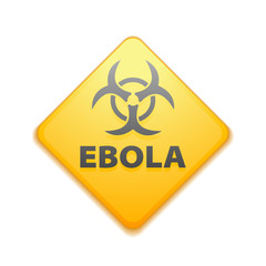 Ebola hazard sign