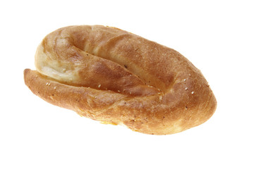 Bakery product photographed on isolated on white background