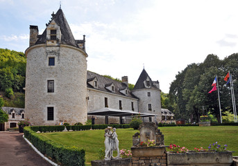 Fototapeta na wymiar Chateau de la Fleunie, Condat sur Vezere - Aquitania