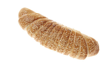 Bakery product photographed on isolated on white background