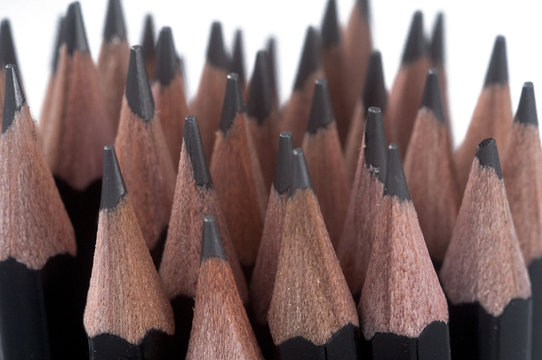crayons gros plan