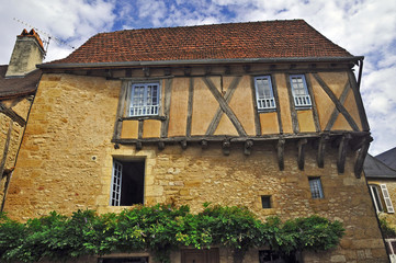 Fototapeta na wymiar Montignac, Aquitania - antiche case