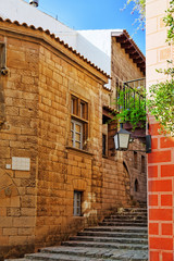 Fototapeta na wymiar Typical landscapes and authentic Catalan cozy streets in cities