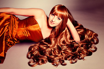 girl with sensationally beautiful long hair - ladybabe 15