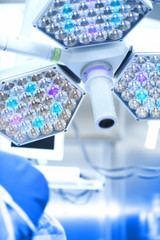 Surgical lamp in operation