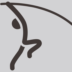 pole vault icon