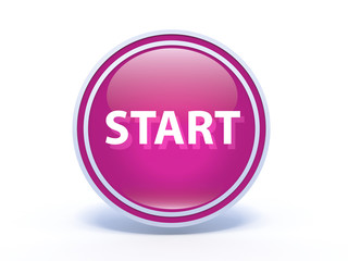 start circular icon on white background