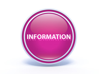 information circular icon on white background