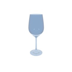 Glass -Wine- Blue