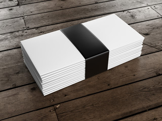 stack of envelopes on wooden floor