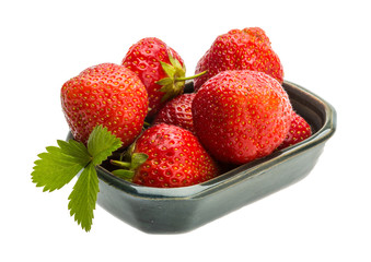 Strawberry in the bowl