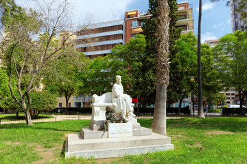 Statue in park  of Valencia -for Ramon Gomez Ferrer.