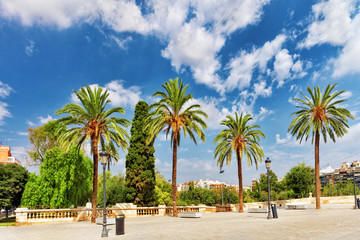 Fototapeta premium Cityscape of Valencia - third size population city in Spain.