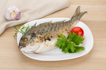 Grilled dorado