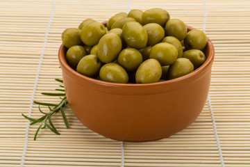 Green olives