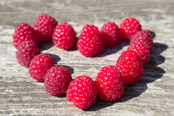 heart of raspberry