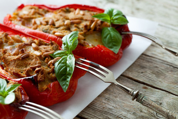 Bell Peppers Stuffed With Tuna Fish