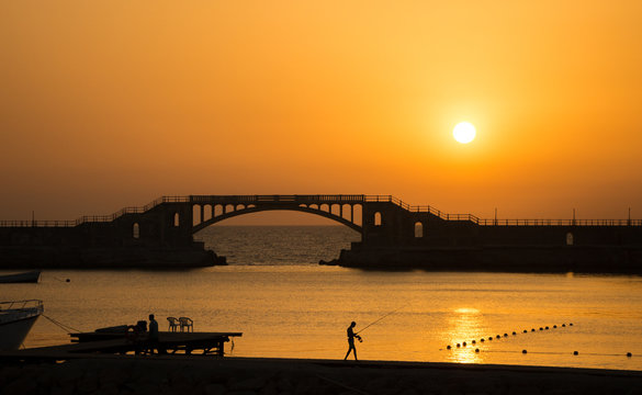 Sunset in Montaza , Alexandria , Egypt