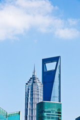 Naklejka premium Shanghai urban building