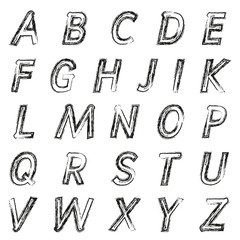 Vector black brush style bold