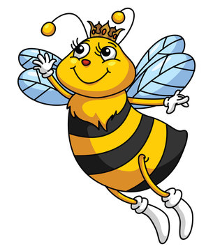 Bee Funny Cartoon