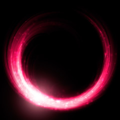 Red glowing ring