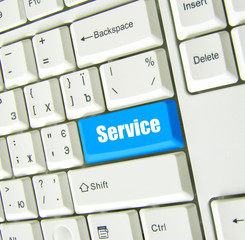 button of service
