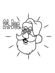 Weihnachtsmann weihnachten Zipfelmütze schreck