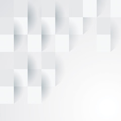 Obraz premium White geometric texture. Vector background.