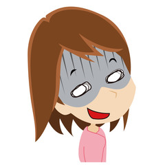 Obraz premium やりきれない若い女性