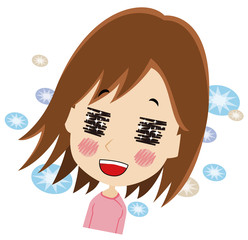 気持ちがいい若い女性