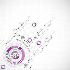 Fototapeta premium New technology business background