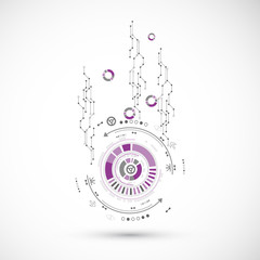 Fototapeta premium New technology business background