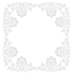 Vector abstract floral design elements