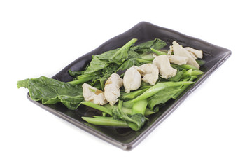 chinese broccoli with oyster sauce