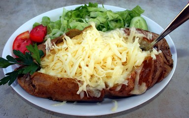 Gefüllte Kartoffel