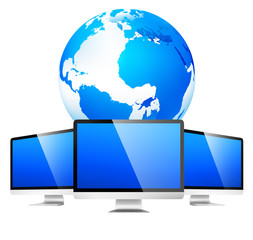 Global networking with monitor