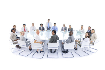 Group of Business People Meeting
