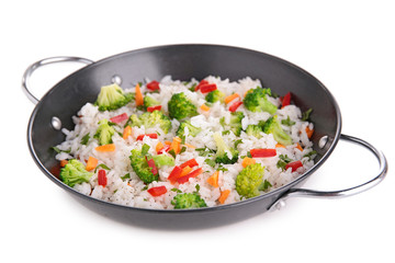 rice cooked with vegetables