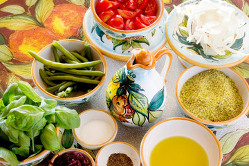 mediterranean food ingredients and spices